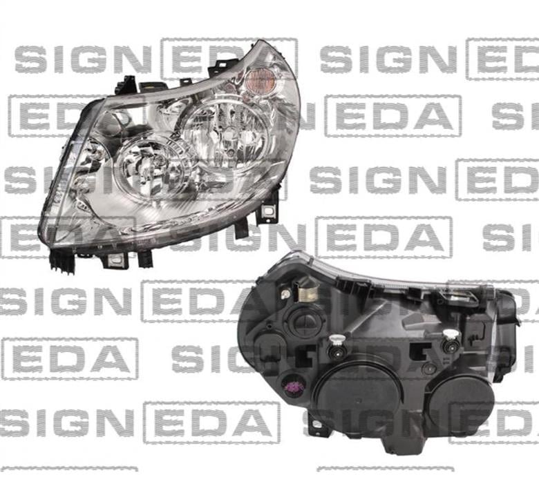Фара головного света Fiat Ducato (Фиат Дукато): ZFT111122L Signeda Фара основная левая