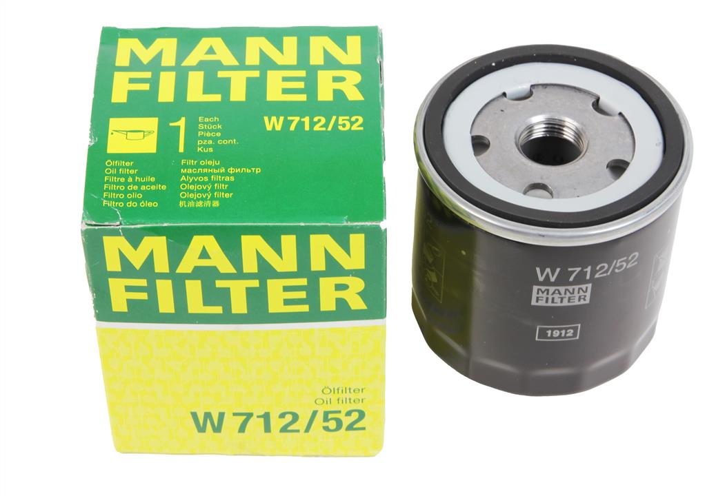 Фільтр масляний Mann-Filter W 712&#x2F;52