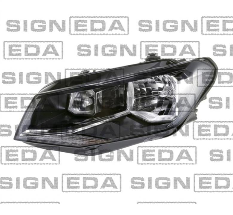 Основная фара Volkswagen Caddy (Фольксваген Кадди): ZVG111687L Signeda Фара основная левая