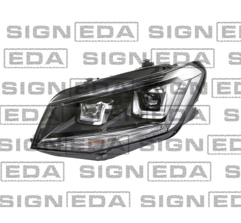 Автомобільні фари Volkswagen Caddy (Фольксваген Кадді): ZVW111250R Signeda Фара основна права
