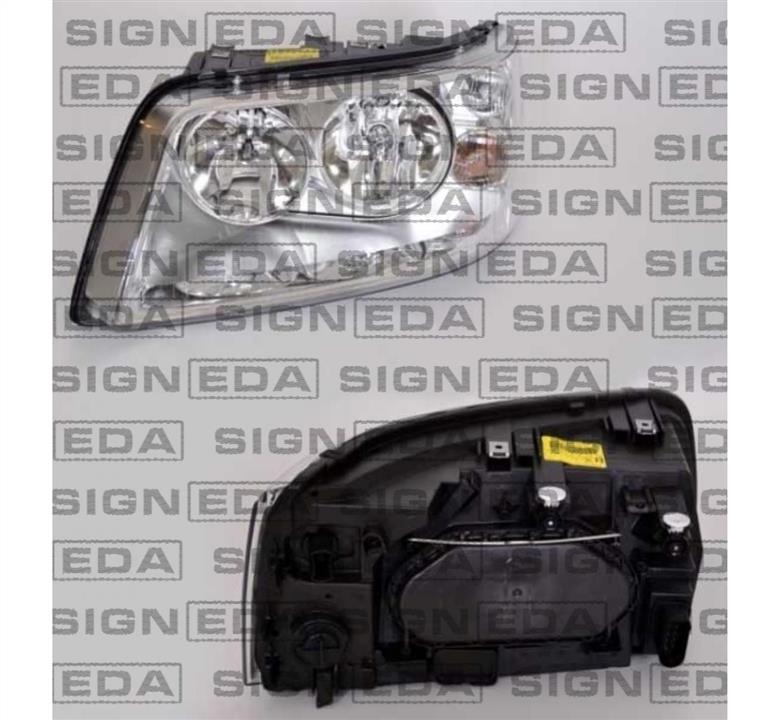 Фара головного света Volkswagen Transporter (Фольксваген Транспортер): ZVW1128DR Signeda Фара основная правая