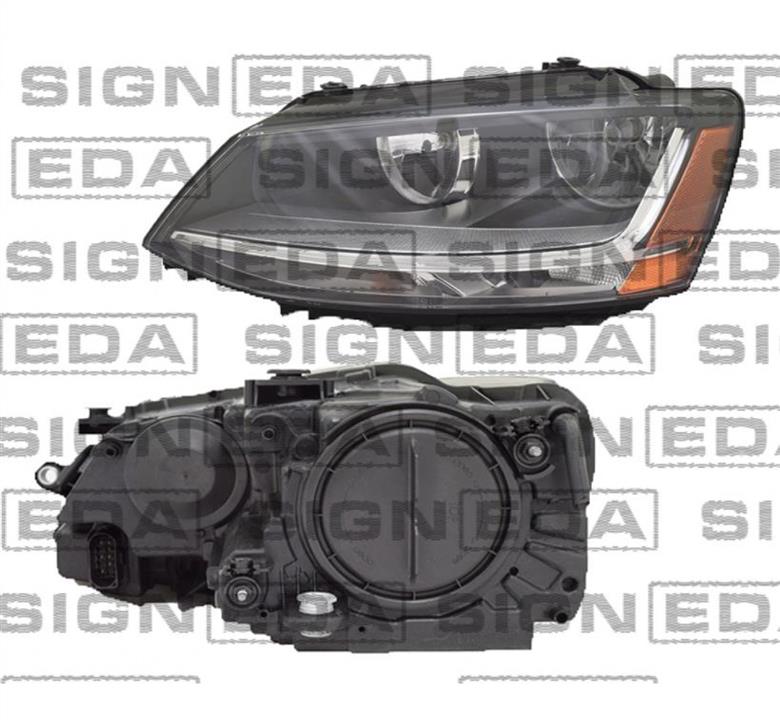 Автомобільні фари Volkswagen Jetta (Фольксваген Джетта): ZVW11G8ER Signeda Фара основна права