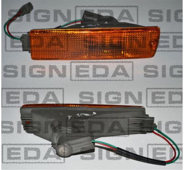 ZVW1607KR Signeda Фонарь указателя поворота в бампере