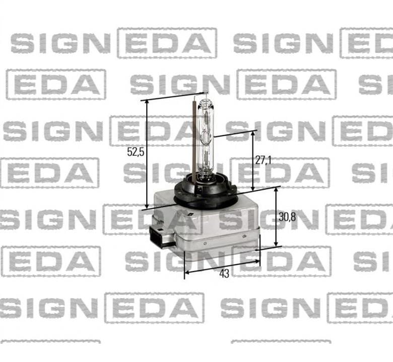 Лампочки ксенон Opel Zafira B (Опель Зафіра Б): D1SXENH Signeda Лампа ксенонова D1S 12/24V 35W