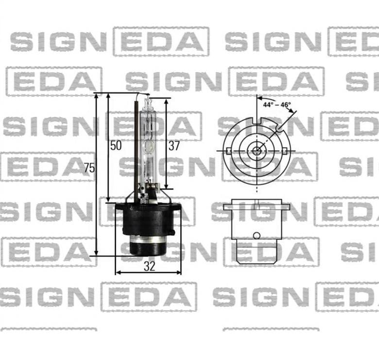 D2SXENH Signeda Лампа ксенонова D2S 12/24V 35W