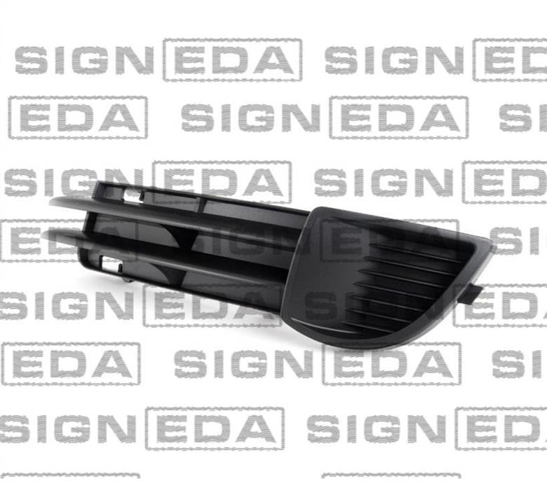 Решетка радиатора Audi A4 (Ауди А4): PAD99037CAR Signeda Решетка бампера переднего (заглушка) правая