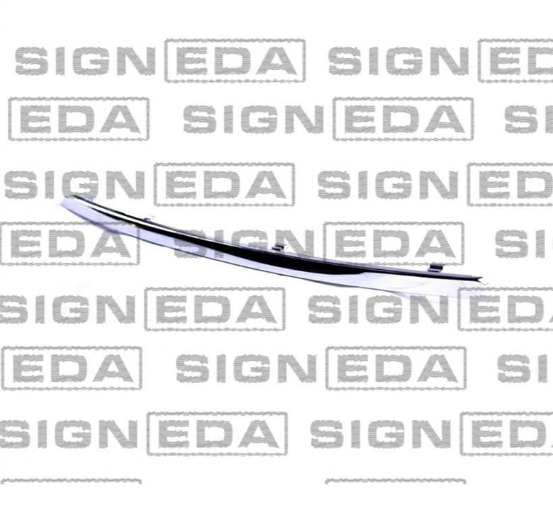PAD99053MCL Signeda Молдинг бампера переднего хромовый