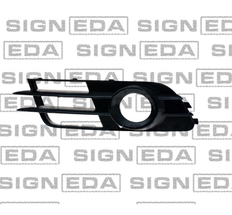 Сетка в бампер Audi A6 (Ауди А6): PAD99089CAR Signeda Решетка бампера переднего (заглушка) правая