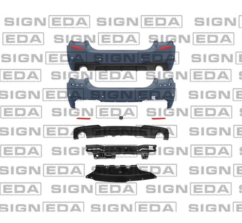 PBM04067BSET Signeda Бампер задній