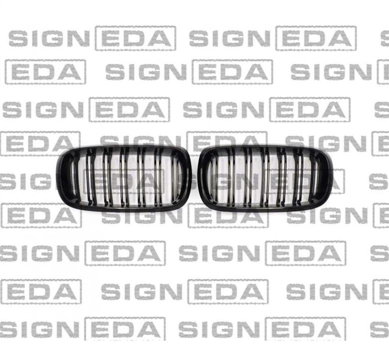 Передня решітка BMW X6 (БМВ Х6): PBM07106BK Signeda Решітка радіатора