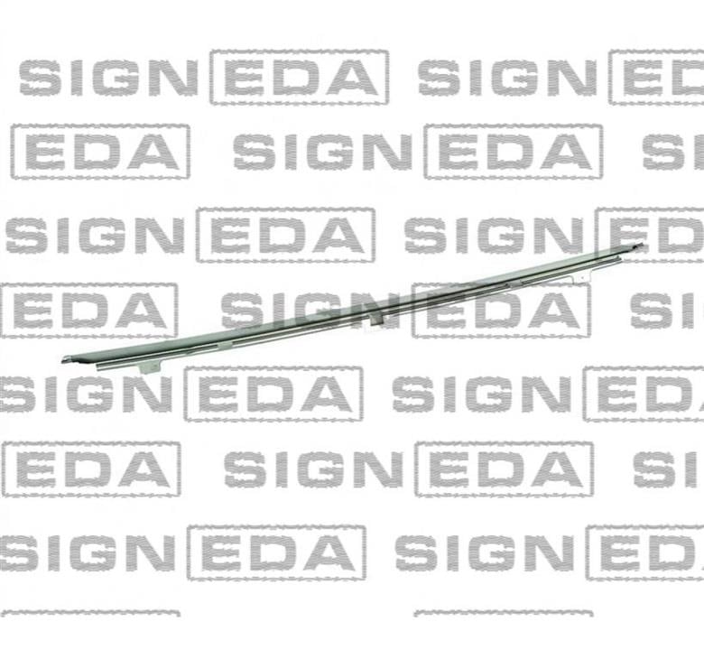 PBM99013MAC Signeda Молдинг бампера переднего средний хромовый