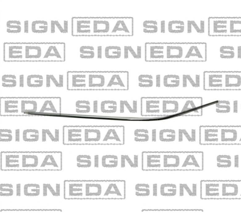 PBZ04018MAR Signeda Молдинг бампера переднего хромовый