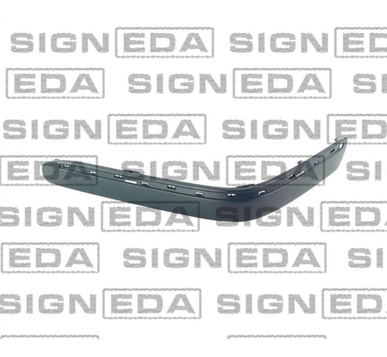 PBZ04020MAR Signeda Молдинг бампера переднего правый хромовый