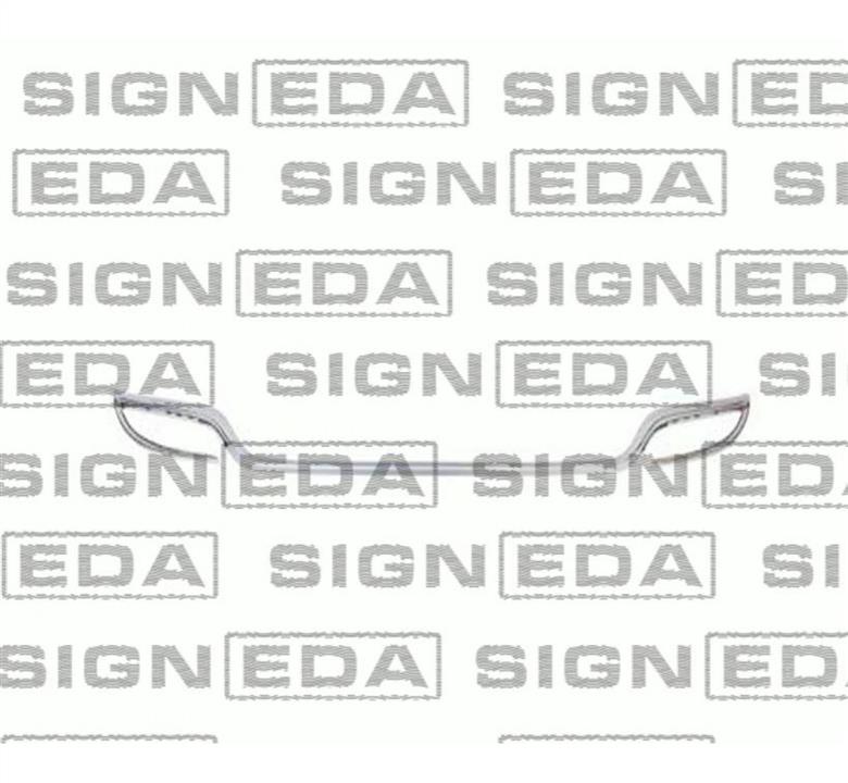 PBZ04028MA Signeda Молдинг бампера заднего хромовый