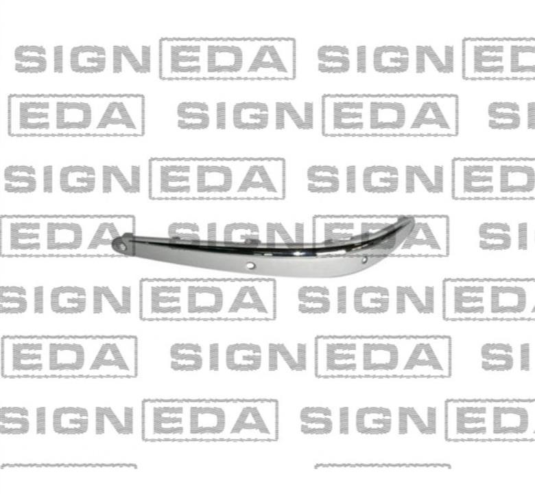 PBZ04030MBR Signeda Молдинг бампера переднего правый хромовый