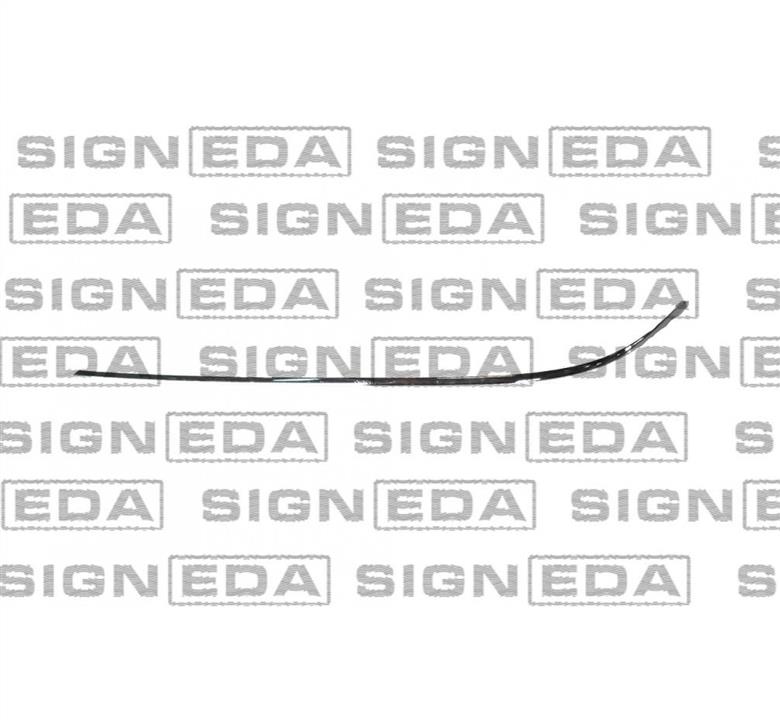 PBZ04039MAR Signeda Молдинг бампера переднего хромовый