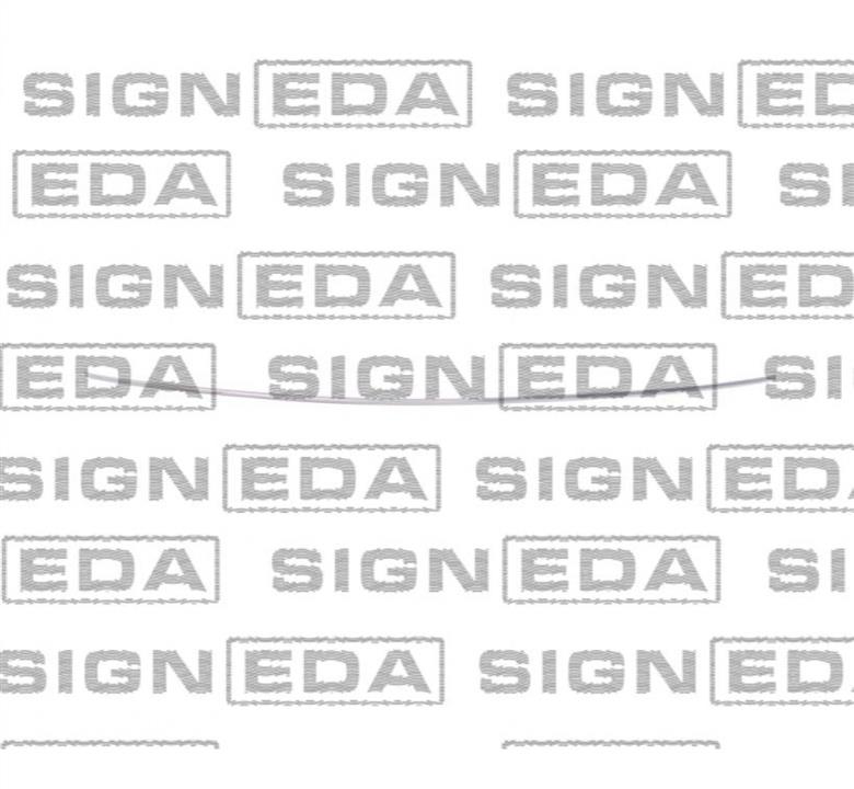 PBZ04042MAC Signeda Молдинг бампера заднего средний хромовый