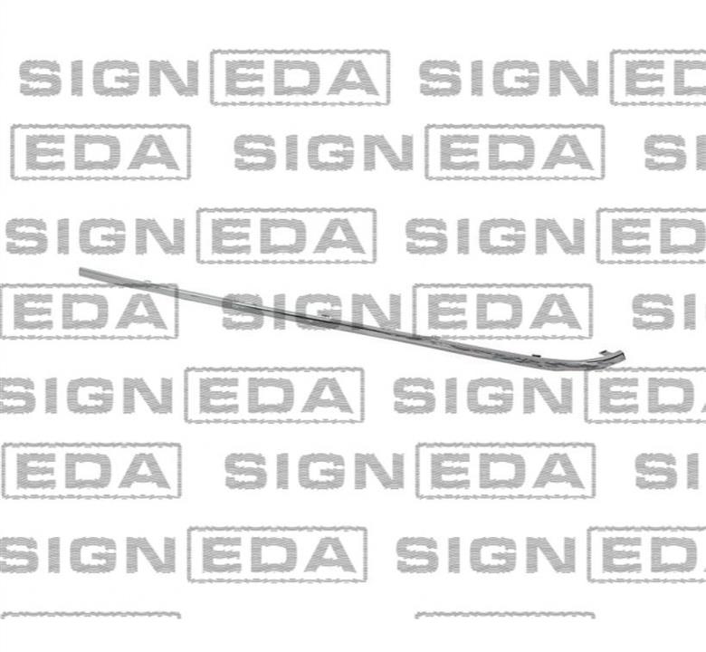 PBZ04042MAR Signeda Молдинг бампера заднего хромовый