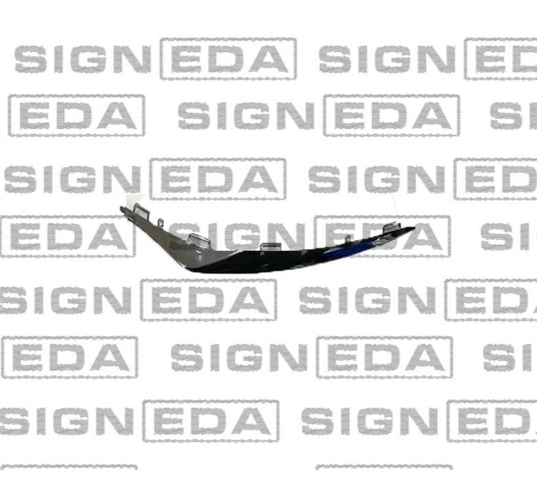 PBZ04242MAL Signeda Молдинг бампера переднего левый хромовый