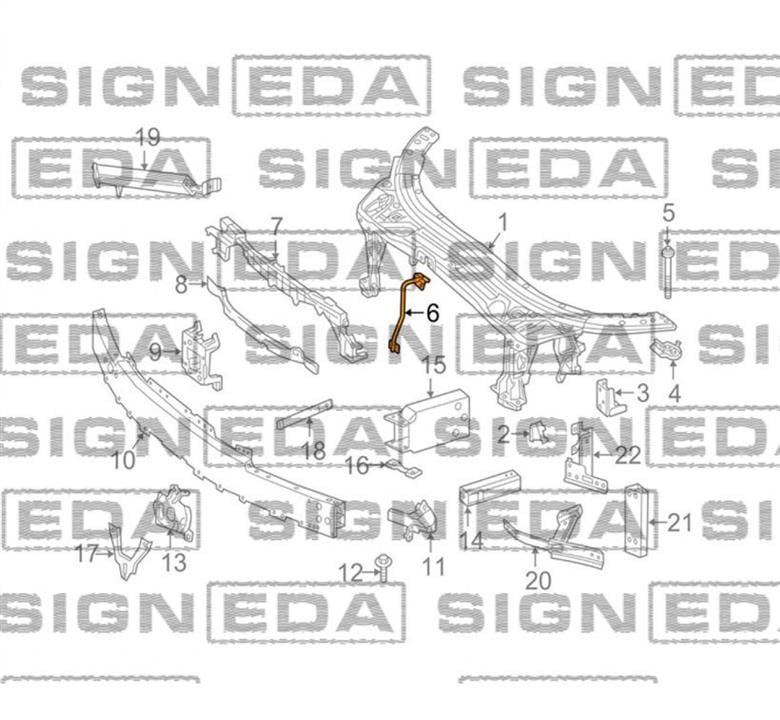 PBZ30030AC Signeda Панель передня