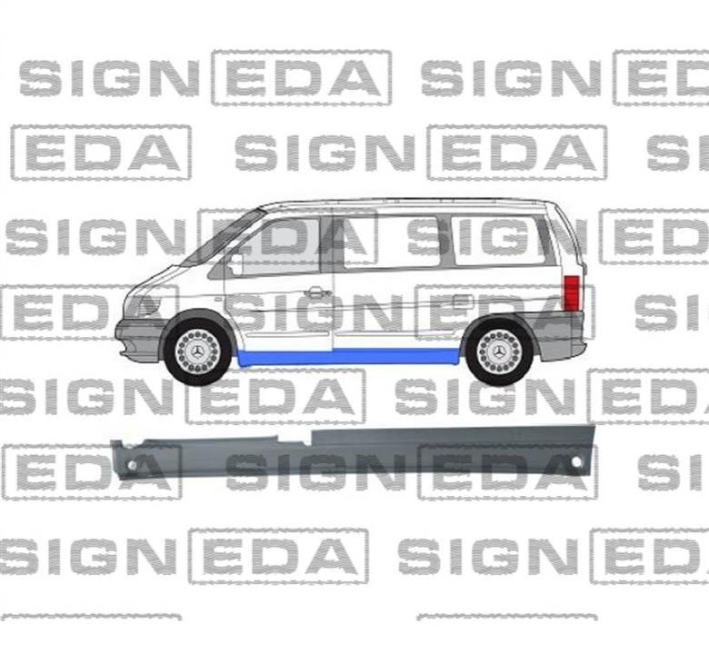 PBZ76008EL Signeda Поріг лівий