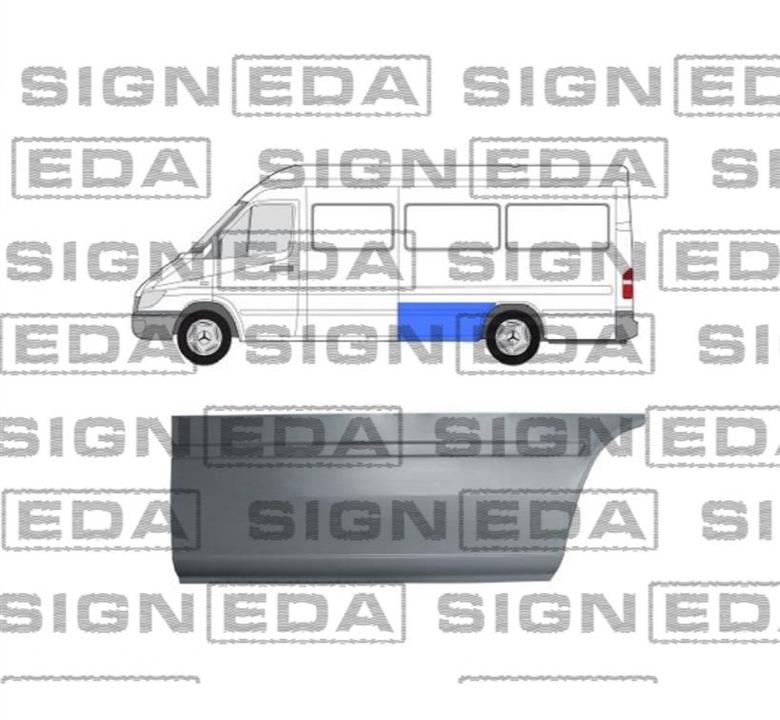 Задні крила Мерседес: PBZ88017AL Signeda Крило заднє ліве