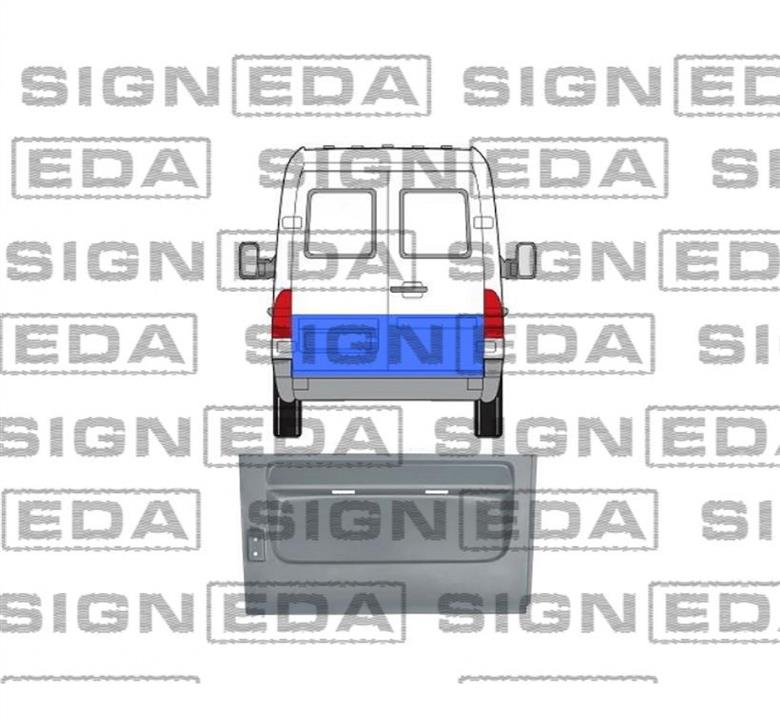 PBZ88018AR Signeda Ремонтная часть двери передней правой
