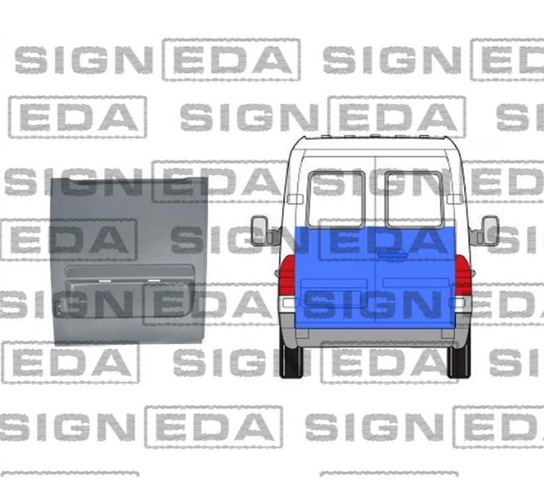 Внутрішні частини двері Мерседес: PBZ88024AL Signeda Панель двері