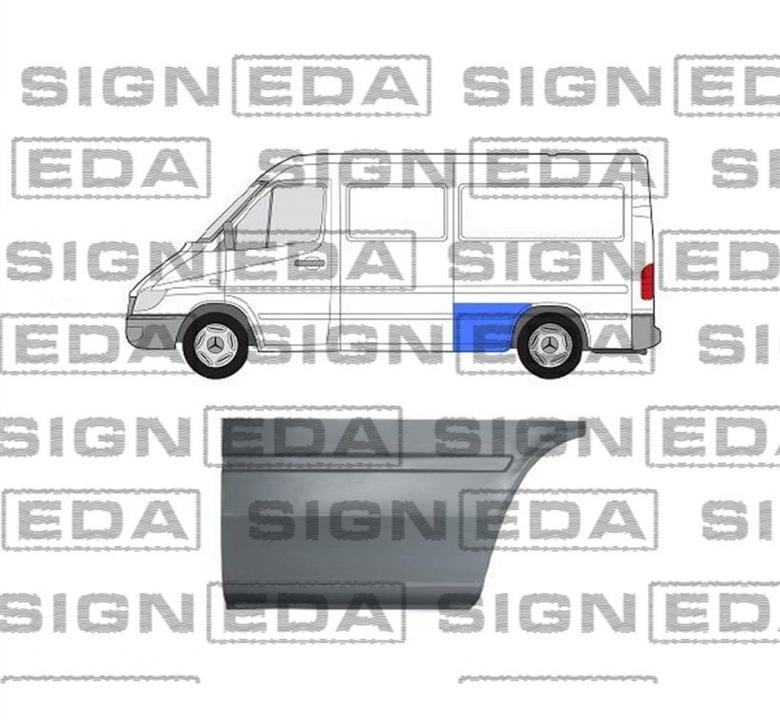 PBZ88026EL Signeda Крило заднє ліве