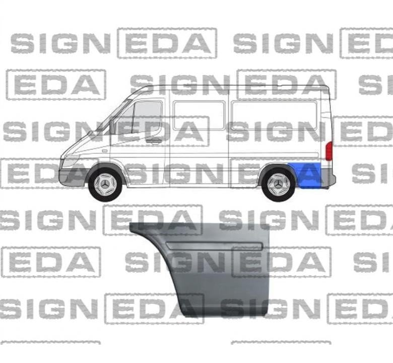 PBZ88027ER Signeda Крило заднє праве