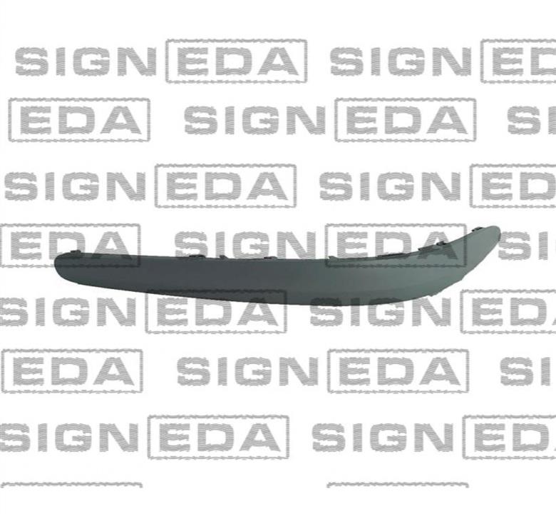 PBZ99029MAL Signeda Молдинг бампера переднего левый хромовый