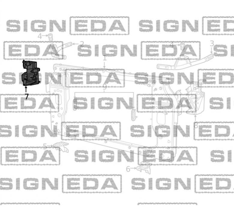 PCR30064AL Signeda Панель передня ліва