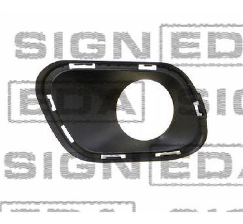 PCR99043CAR Signeda Решітка бампера переднього (заглушка) права