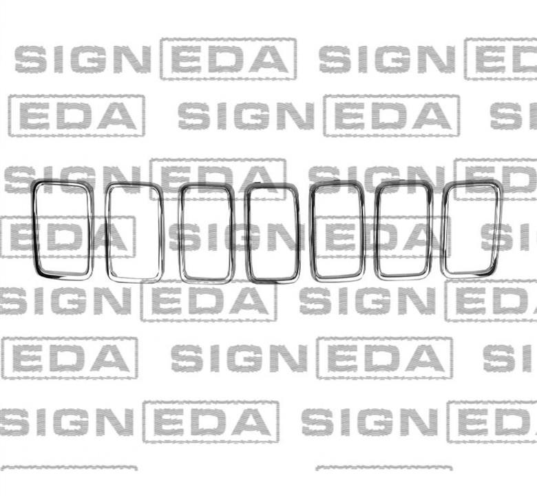 Передняя решетка Jeep Grand Cherokee (Джип Гранд Чероки): PCR99055GA Signeda Решетка радиатора