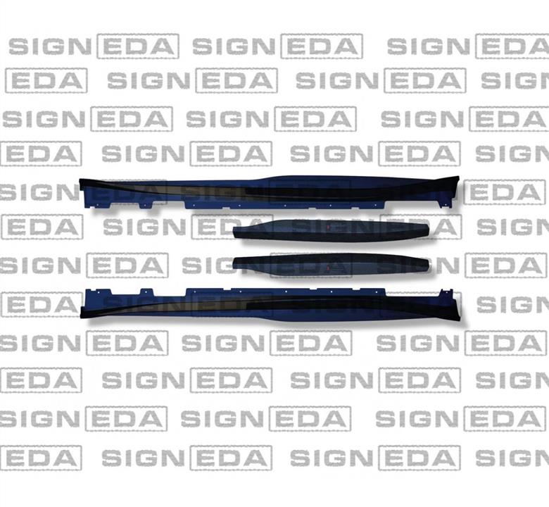 Пороги Шевроле: PCV76008SET Signeda Пороги