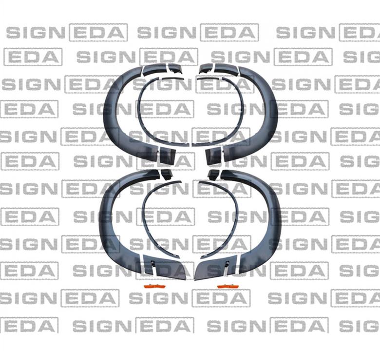 Накладки крыла Додж: PDG01004MHSET Signeda Расширители крыла, комплект