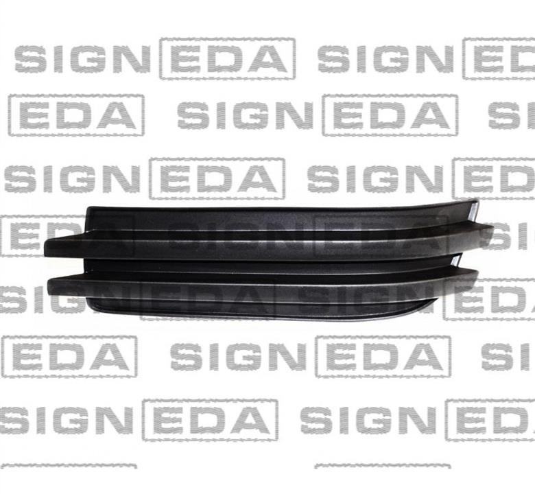 Передня решітка Dodge Grand Caravan (Додж Гранд Караван): PDG99006CAL Signeda Решітка бампера переднього (заглушка) ліва