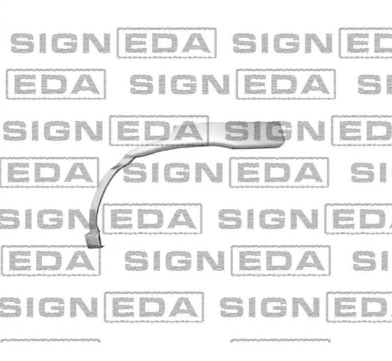 Ремонтные части крыла Ниссан: PDS77008ER Signeda Часть ремонтная крыла заднего правого