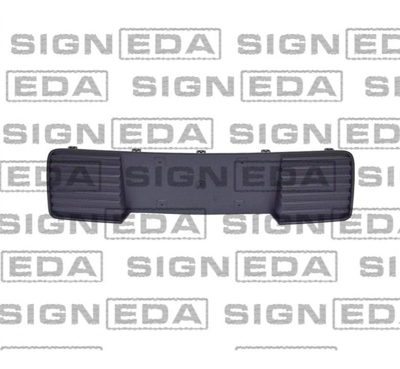 Молдинги, накладки и расширители бампера Форд США: PFD04003LA Signeda Накладка под номерной знак