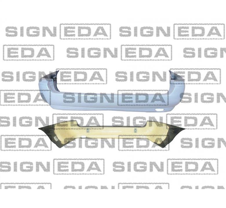 Signeda PFD04093BAZ Бампер задний PFD04093BAZ: Отличная цена - Купить в Украине на EXIST.UA! PFD04093BAZ Signeda Бампер задний