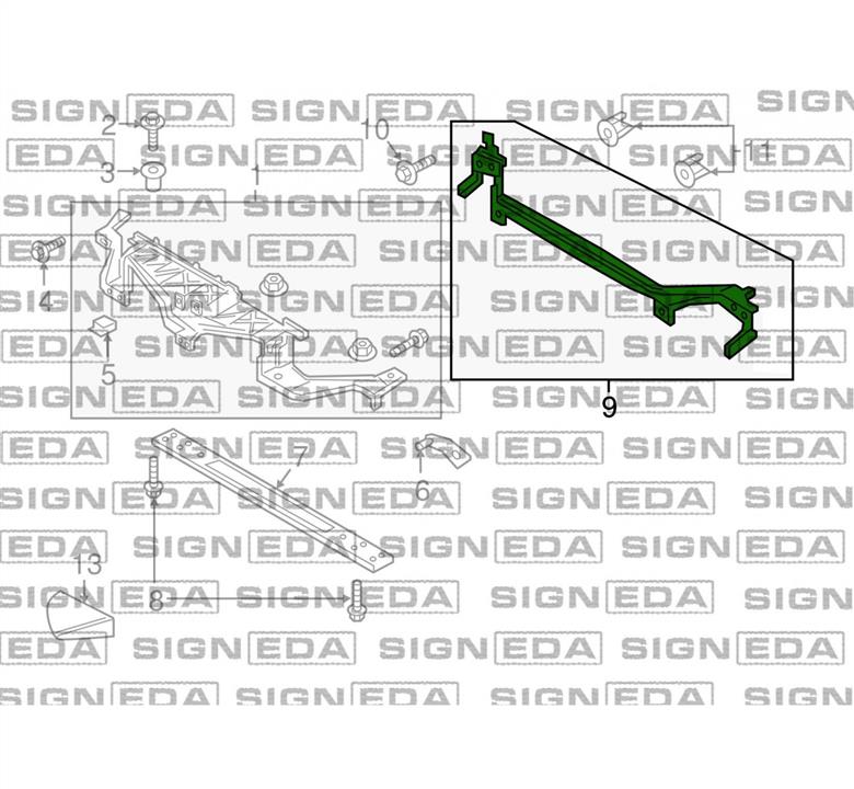 Купить Signeda PFD30039AU по низкой цене в Украине!
