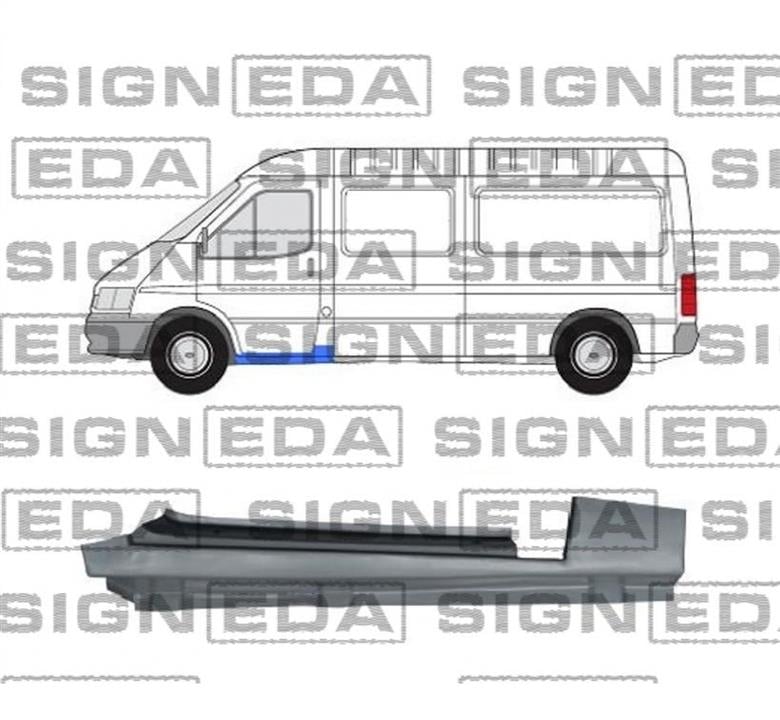 Пороги Форд: PFD76010EL Signeda Поріг лівий