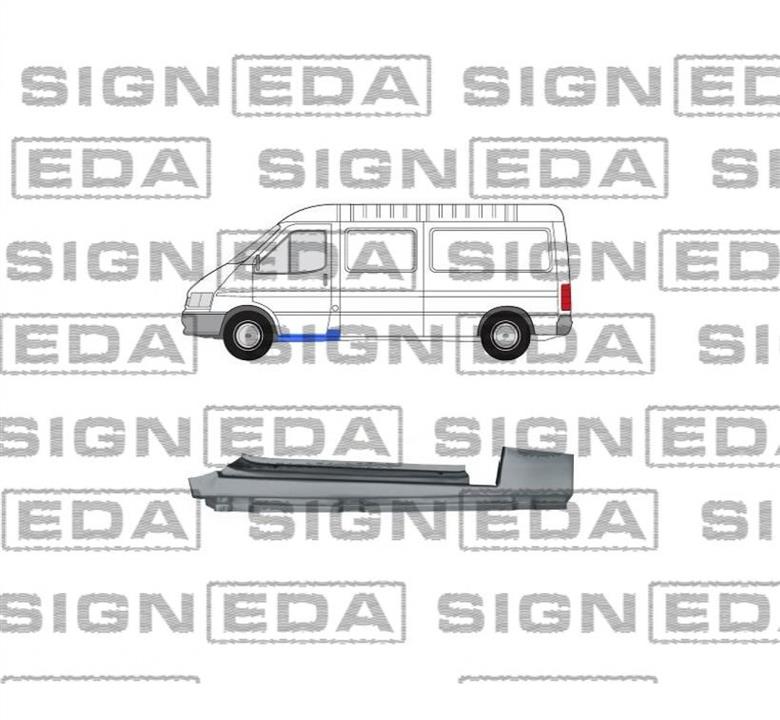 PFD76011ER Signeda Порог правый