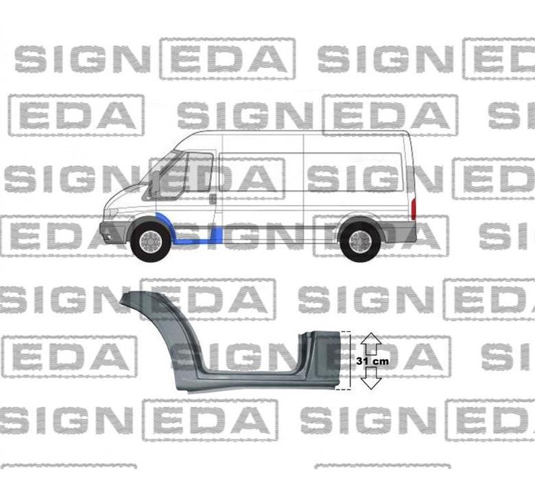 PFD76019ER Signeda Поріг правий