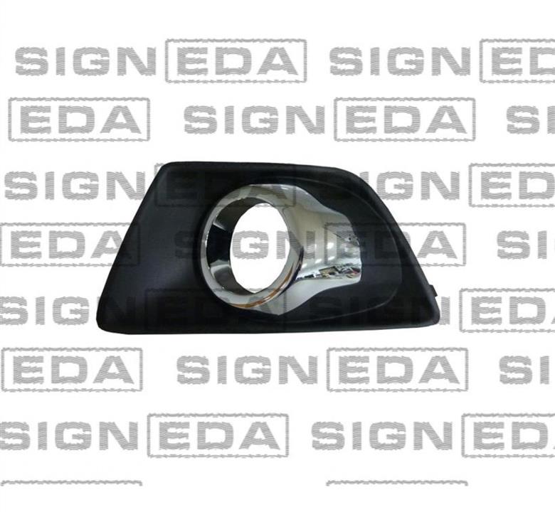 PFD99232CAR Signeda Решетка бампера переднего (заглушка) правая
