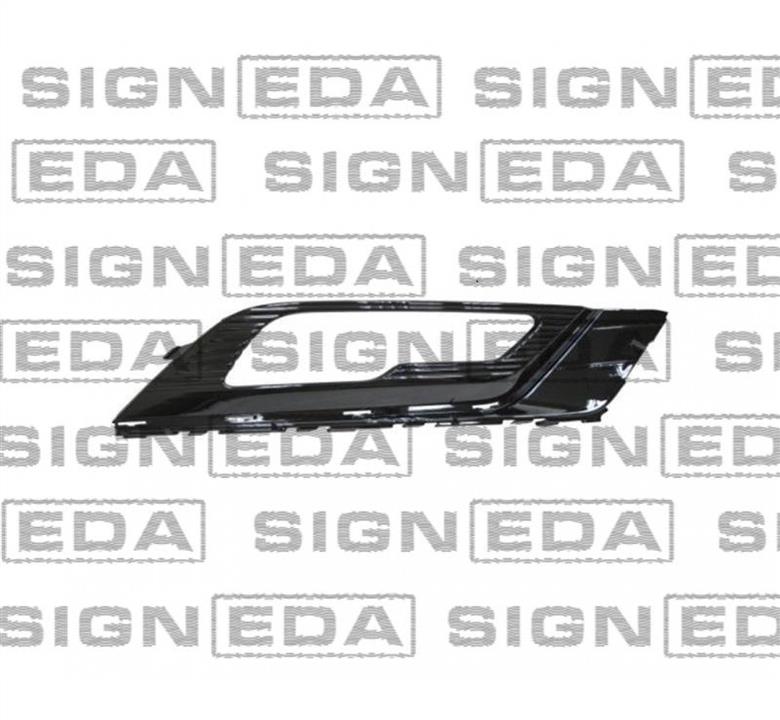 Радіаторна решітка Ford Mondeo (Форд Мондео): PFD99288CAR Signeda Решітка бампера переднього (заглушка) права