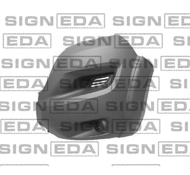 Передний бампер Fiat Ducato (Фиат Дукато): PFT04072PBL Signeda Угольник бампера переднего левый