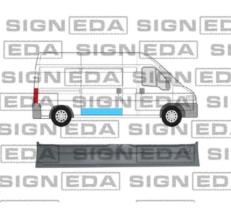 Наружные части двери Ситроен: PFT88009A Signeda Ремонтная часть сдвижной двери