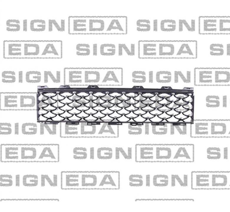Решетка радиатора Fiat 500 (Фиат 500): PFT99050GA Signeda Решетка бампера переднего