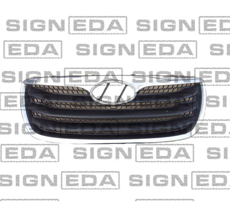Решетка радиатора Hyundai Santa Fe (Хюндай Санта Фе): PHN07037GA Signeda Решетка радиатора